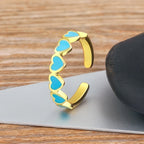 Sormus 6 Sydäntä Naisten Sormus Kulta 