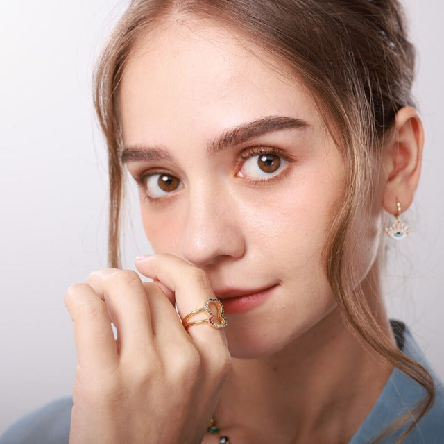 7 Chakraa sormus naisten sormus