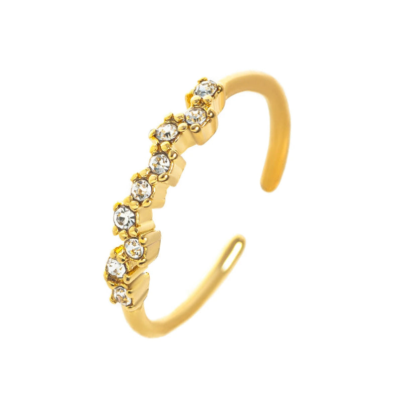 Sormus, jossa on syntymäkivi zirkoni