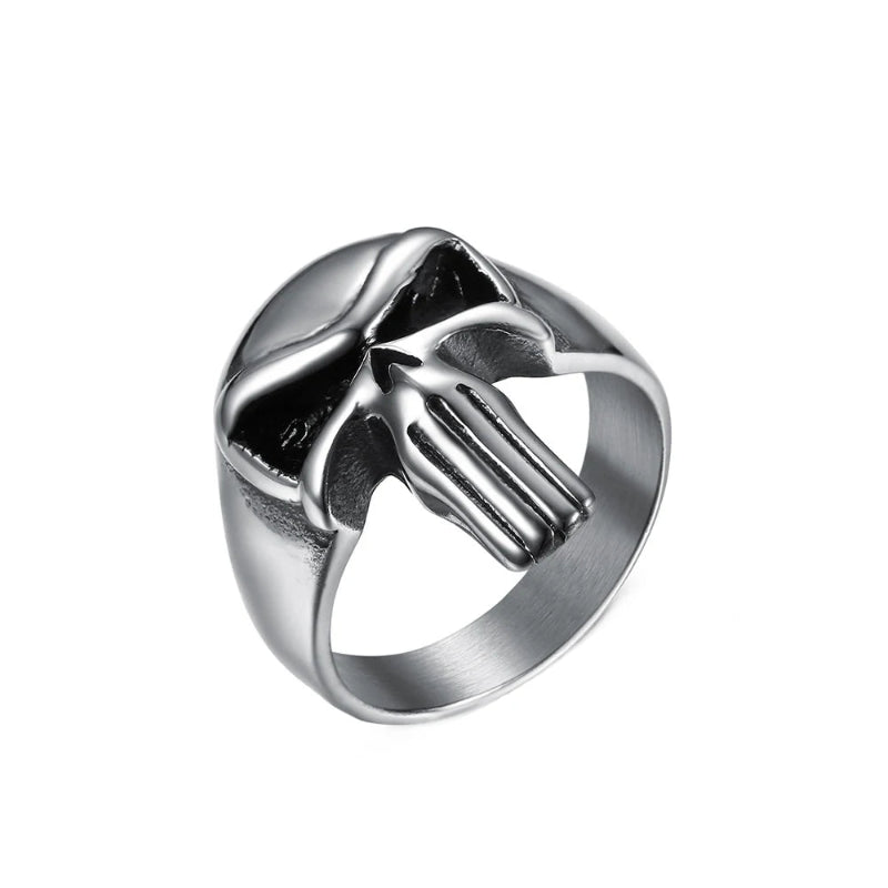 Miesten kuolonkallo sormus