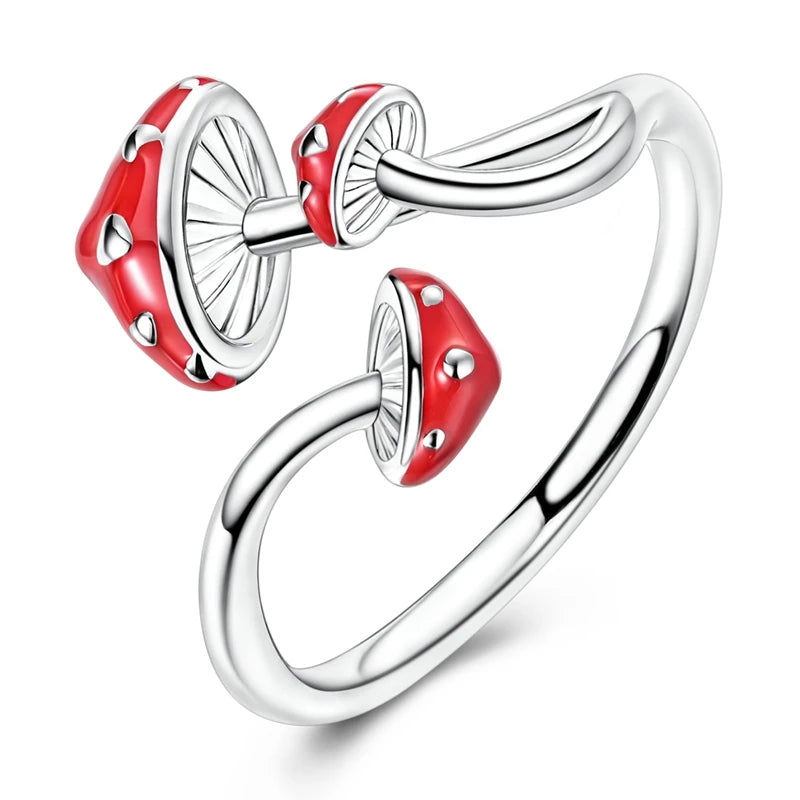 Syksyinen sormus sienillä