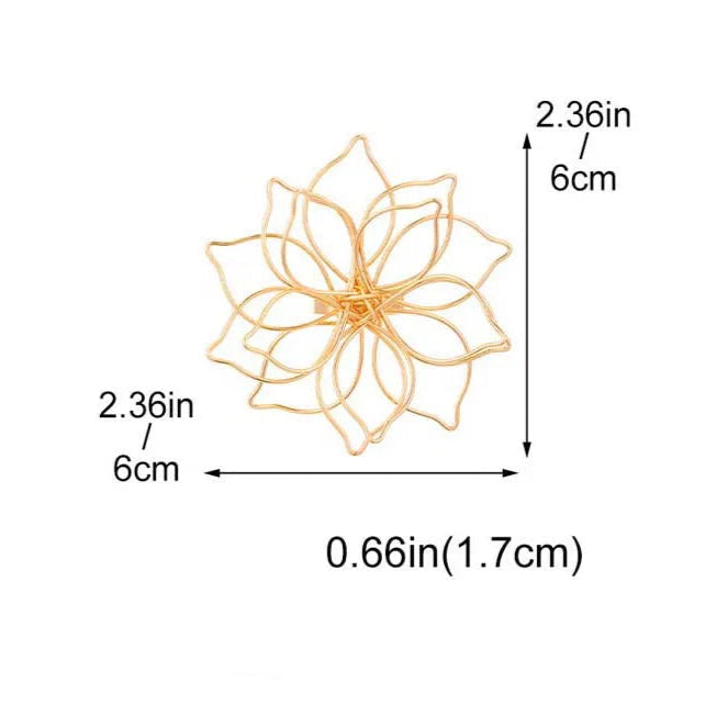 Sormus suurella kukalla