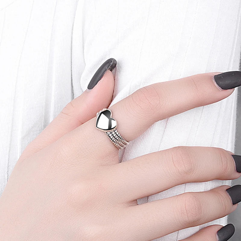 Sydänsormus Retro Naisten Sormus