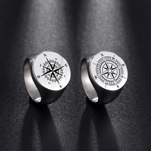 Kompassisormus Tuulen ruusu tyyli 1