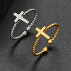 Sormus Risti Kietoutunut Sormus