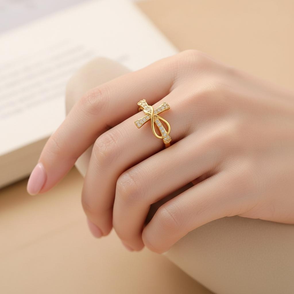 Kristillinen ristikoru zirkoni naisille 