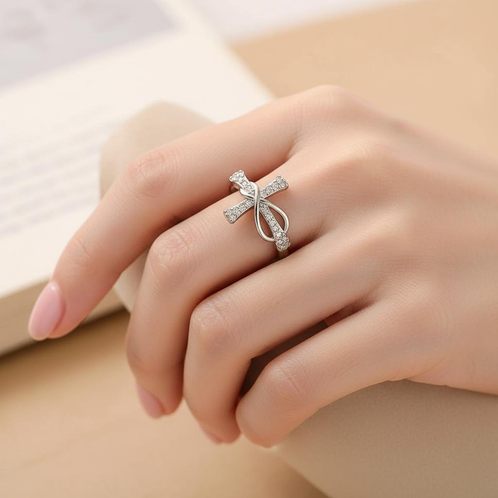 Kristillinen ristikoru zirkoni naisille 