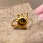 Tiikerinsilmä-suojasormus