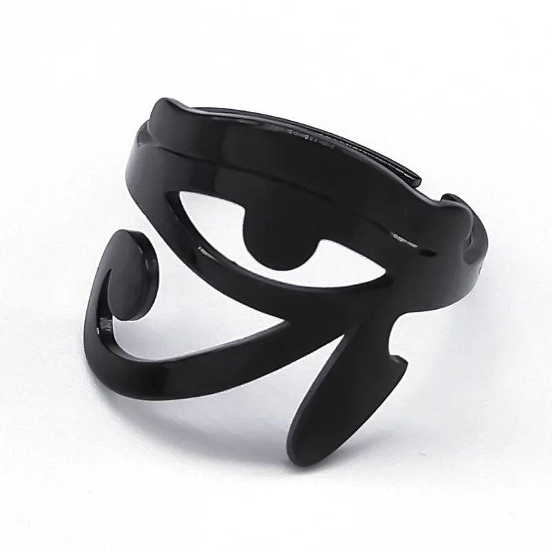 Sormus Egypti Horuksen silmä Oudjat Noituus musta