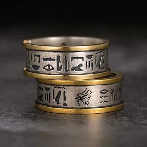 Egyptiläinen sormus miehille