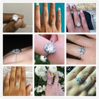 Vesipisara zirkonisormus