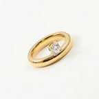 Ohut vesipisaran sormus zirkonhelmellä 2