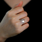 Kuu ja Aurinko hopeasormus