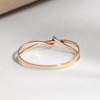 Bague noeud d'éternité mère fille