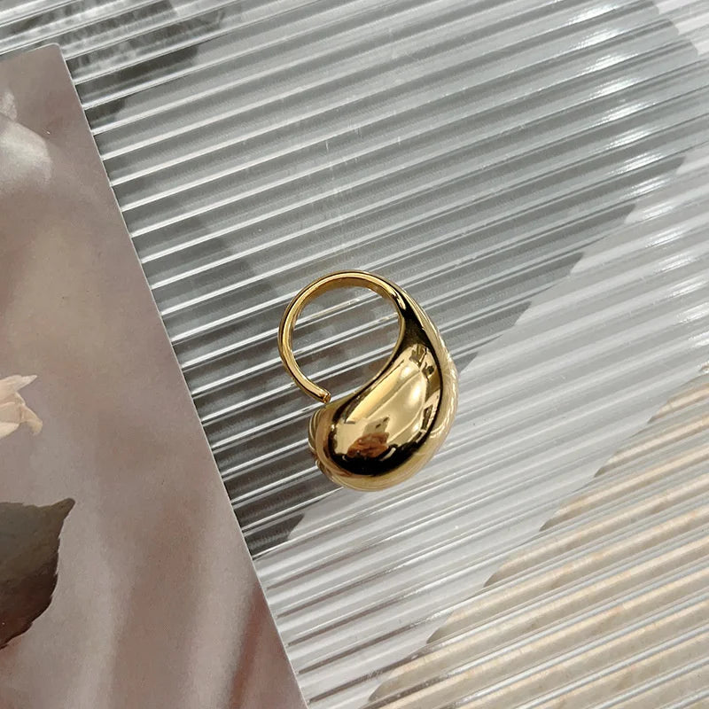 Alkuperäinen sormus Suuri vesipisara kulta