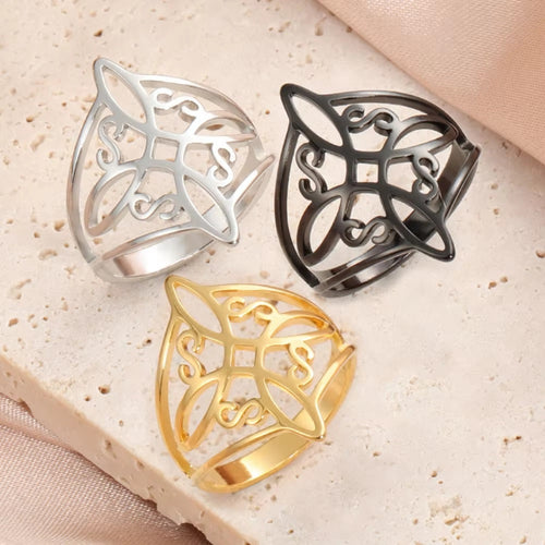 Suojaussormus Noidan Solmu Miesten Naisten Wiccan