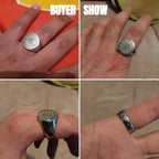 Hekaten pyörän Strophalos Wiccan noituus hopeasormus