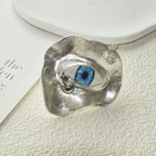 Sormus barokkityyliin pahan silmän varalta hopea