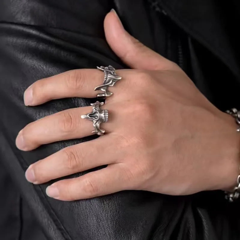 Miesten tai naisten pääkallorengas A