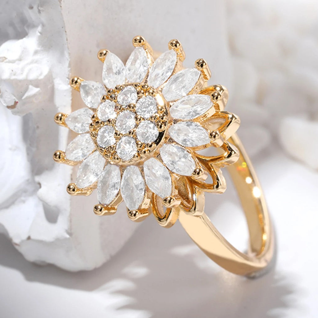 Auringonkukkasormus stressin lievittämiseen 