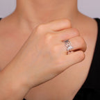 Kolmoiskuukoru Hieno Noituus Naisille Wiccan hopea A