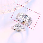 Sormuksia pareille Miehille Kukkasormus