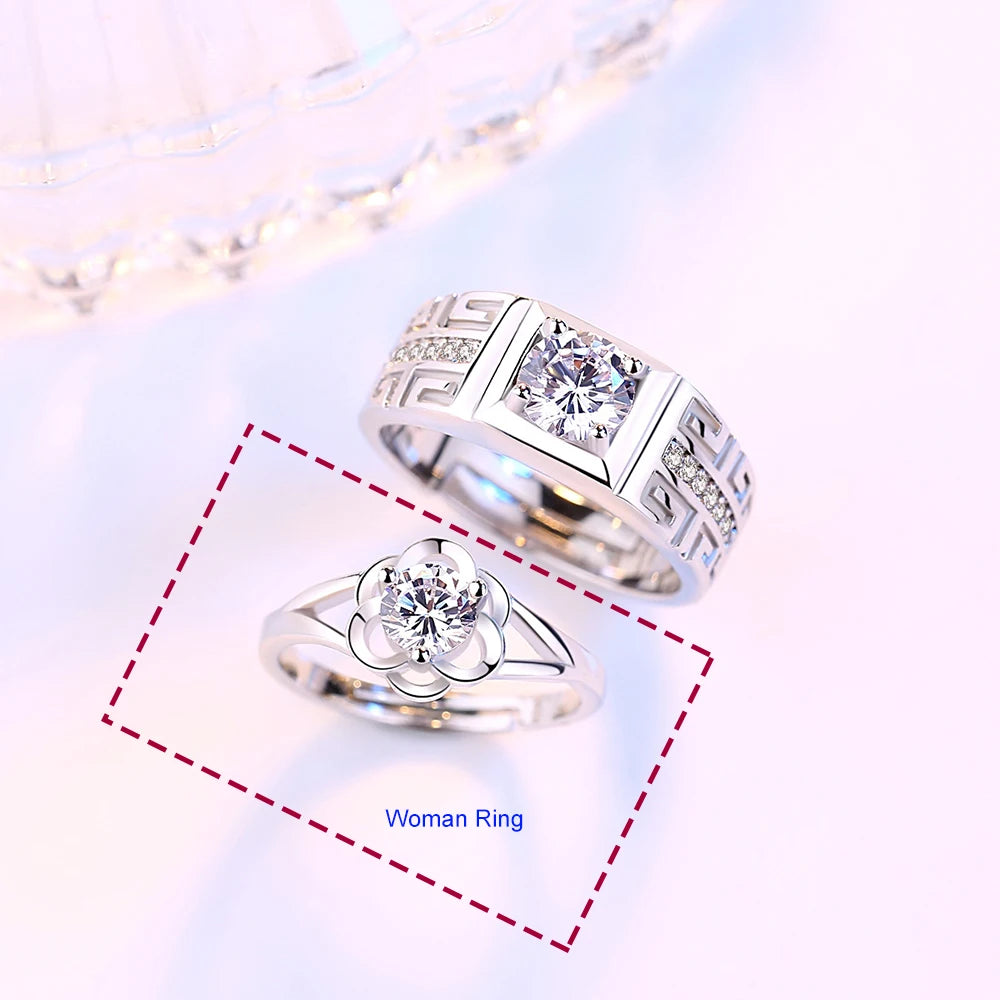 Sormuksia pareille Naisille Kukkasormus