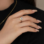 Sormukset pareille Aurinkosormus zirkonilla aurinko ja kuu