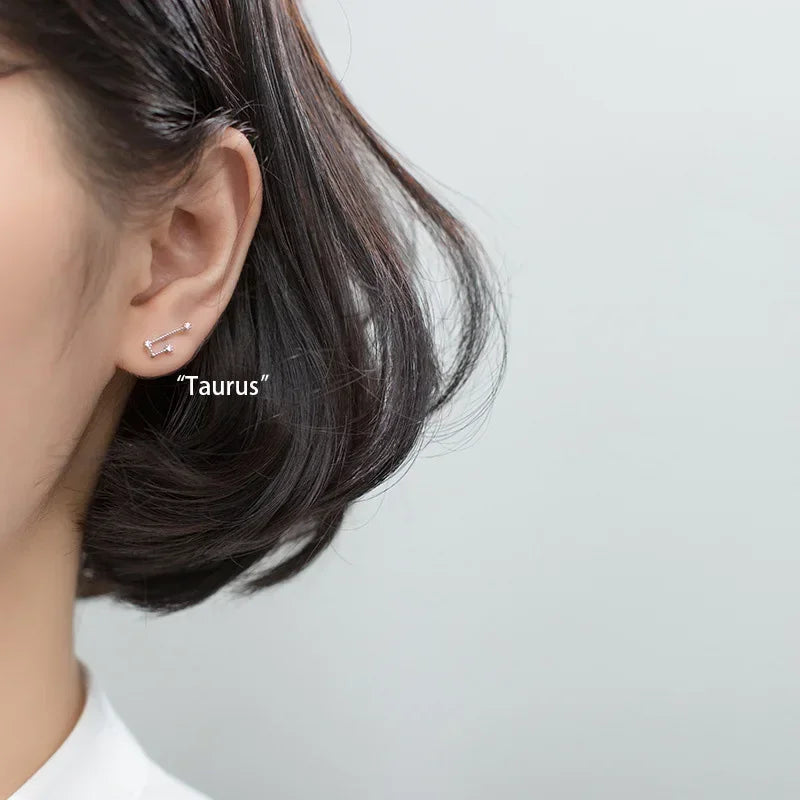 Korvakorut 12 Tähtikuviota Horoskooppimerkki Naisille härkä