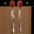 Etnisen tyylin renkaat korvakorut