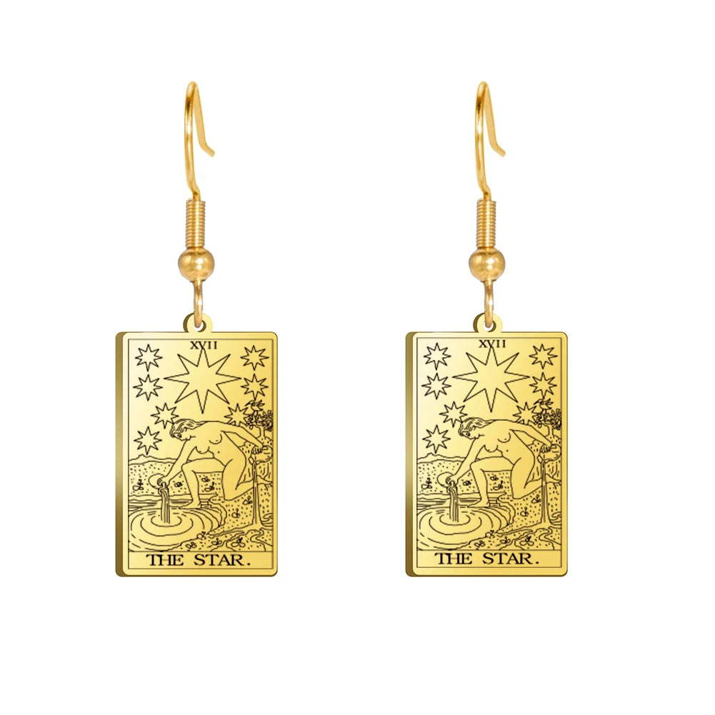 Tarot-kortti-korvakorut 