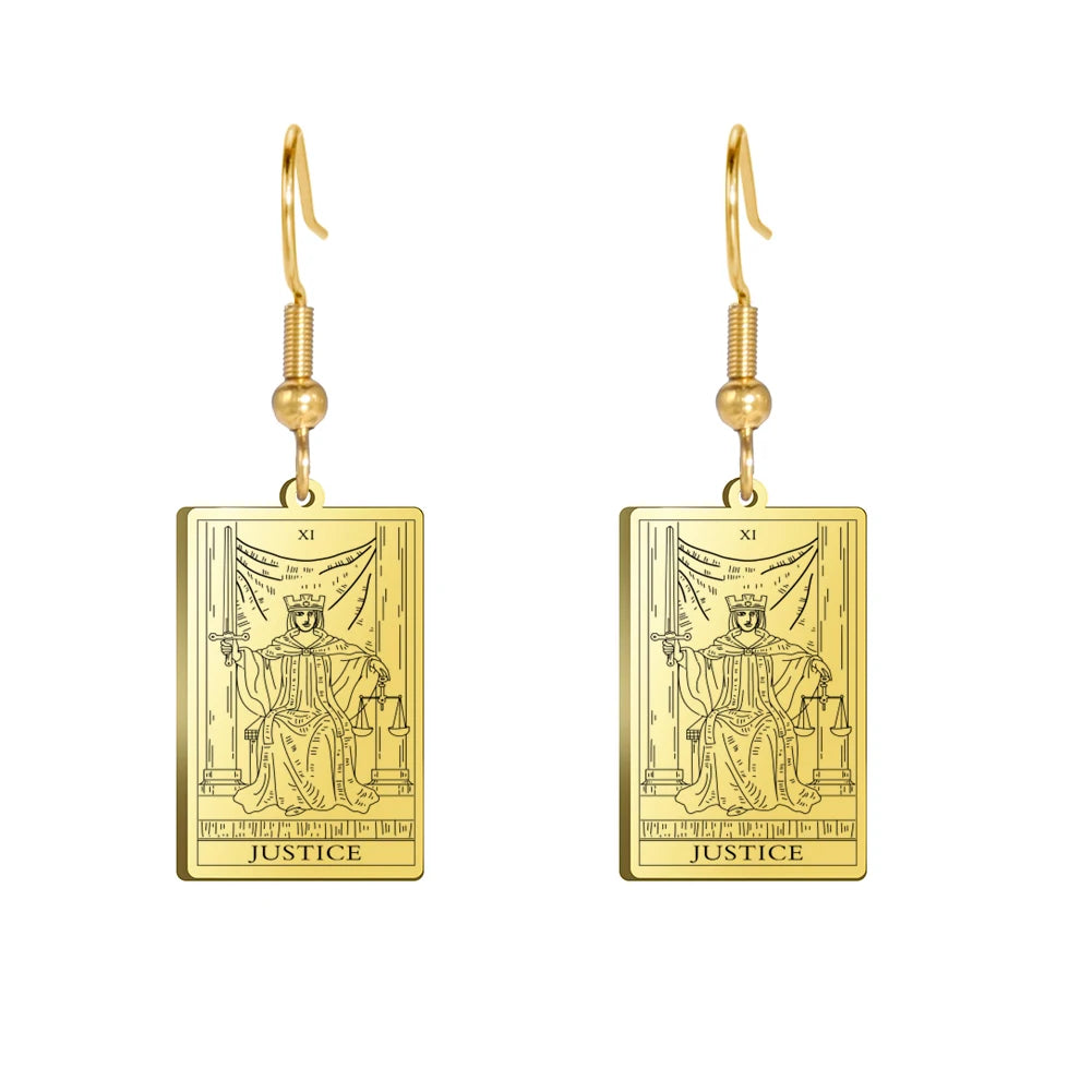 Tarot-kortti-korvakorut 