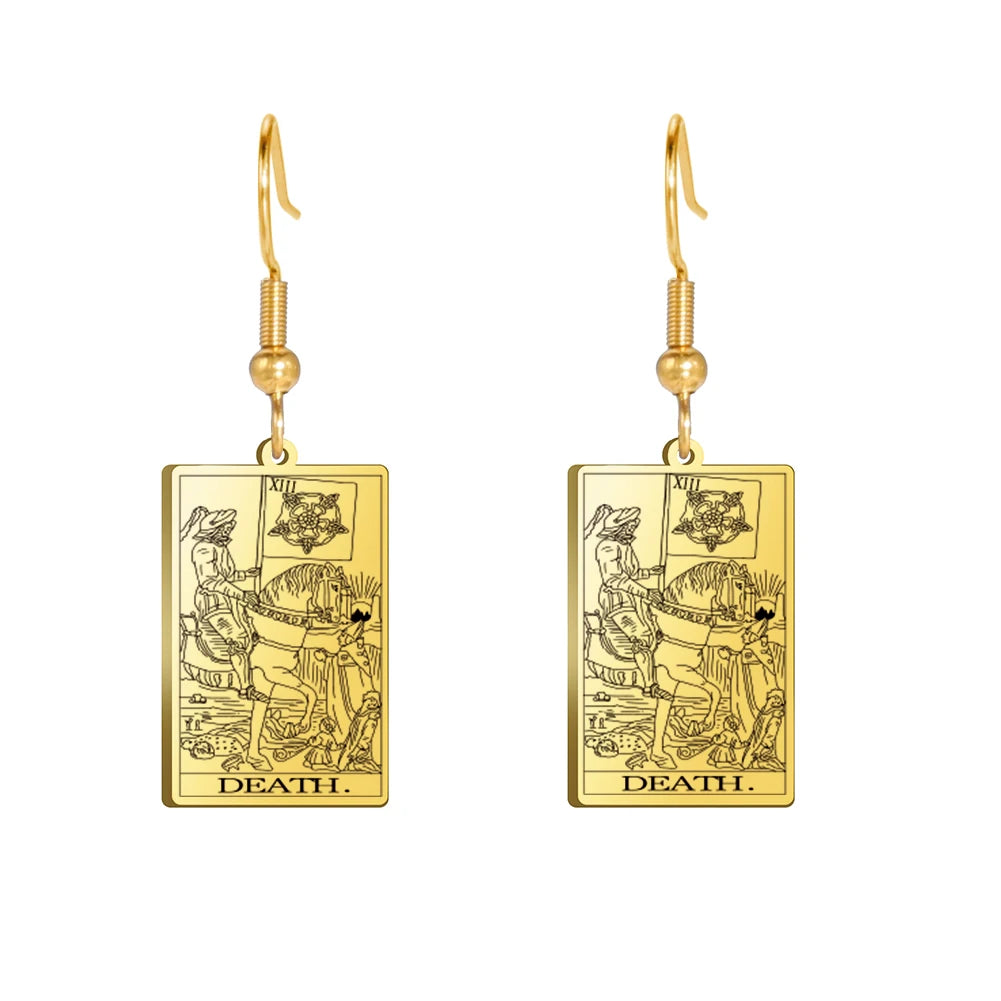 Tarot-kortti-korvakorut 