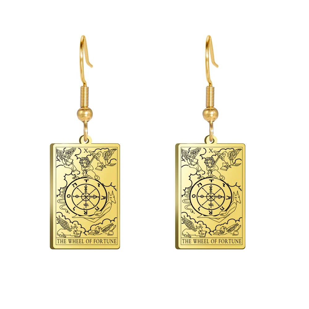 Tarot-kortti-korvakorut 