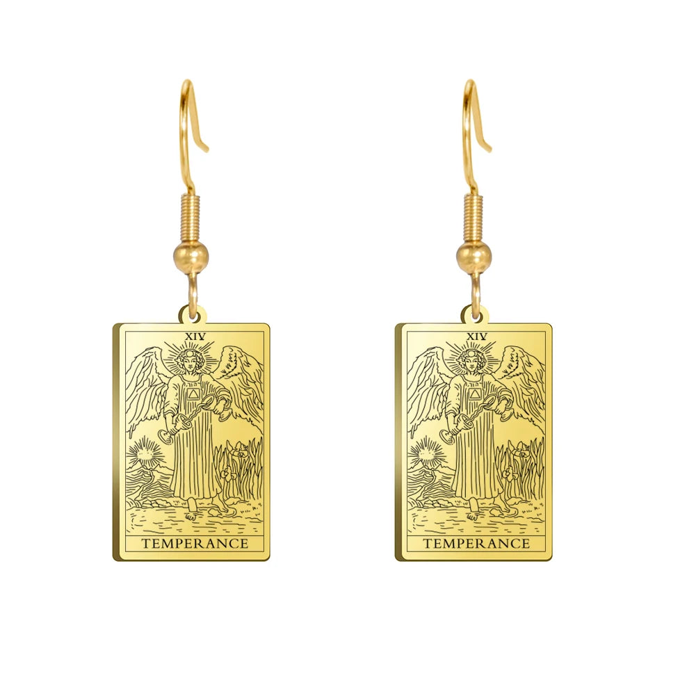 Tarot-kortti-korvakorut 