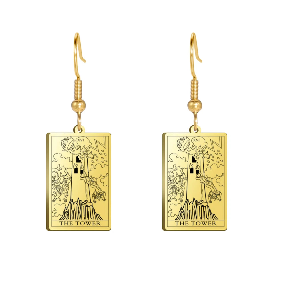 Tarot-kortti-korvakorut 