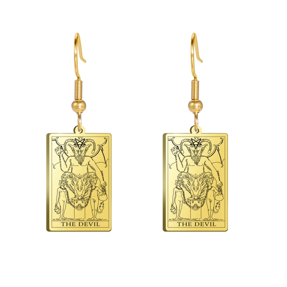 Tarot-kortti-korvakorut 