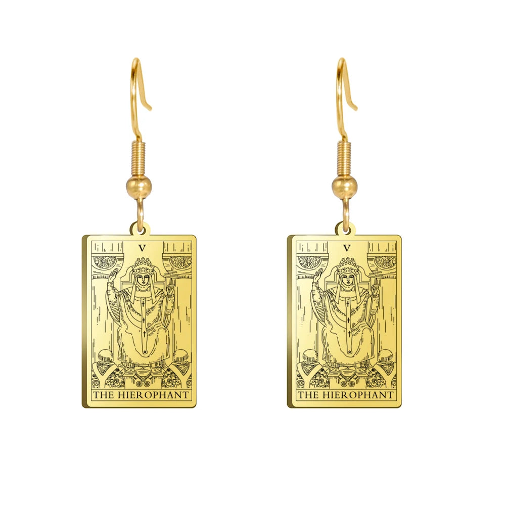 Tarot-kortti-korvakorut 