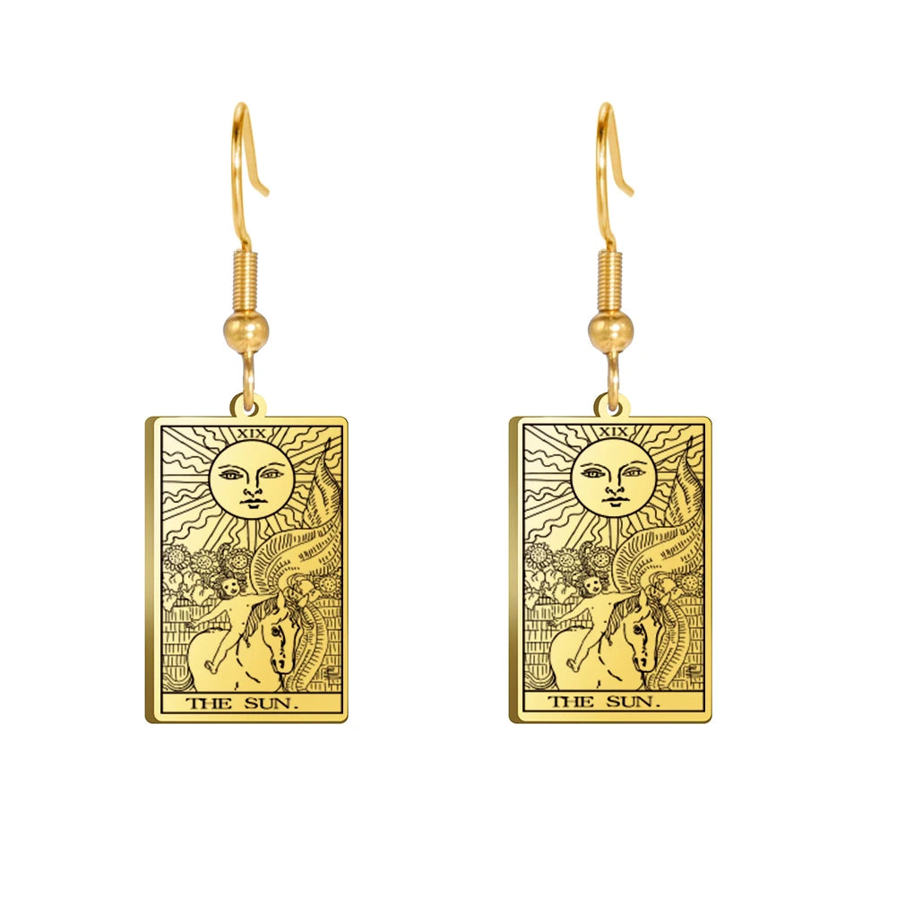 Tarot-kortti-korvakorut 