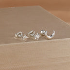 Korvakorut Kuunsirppi ja Tähtiä hopea