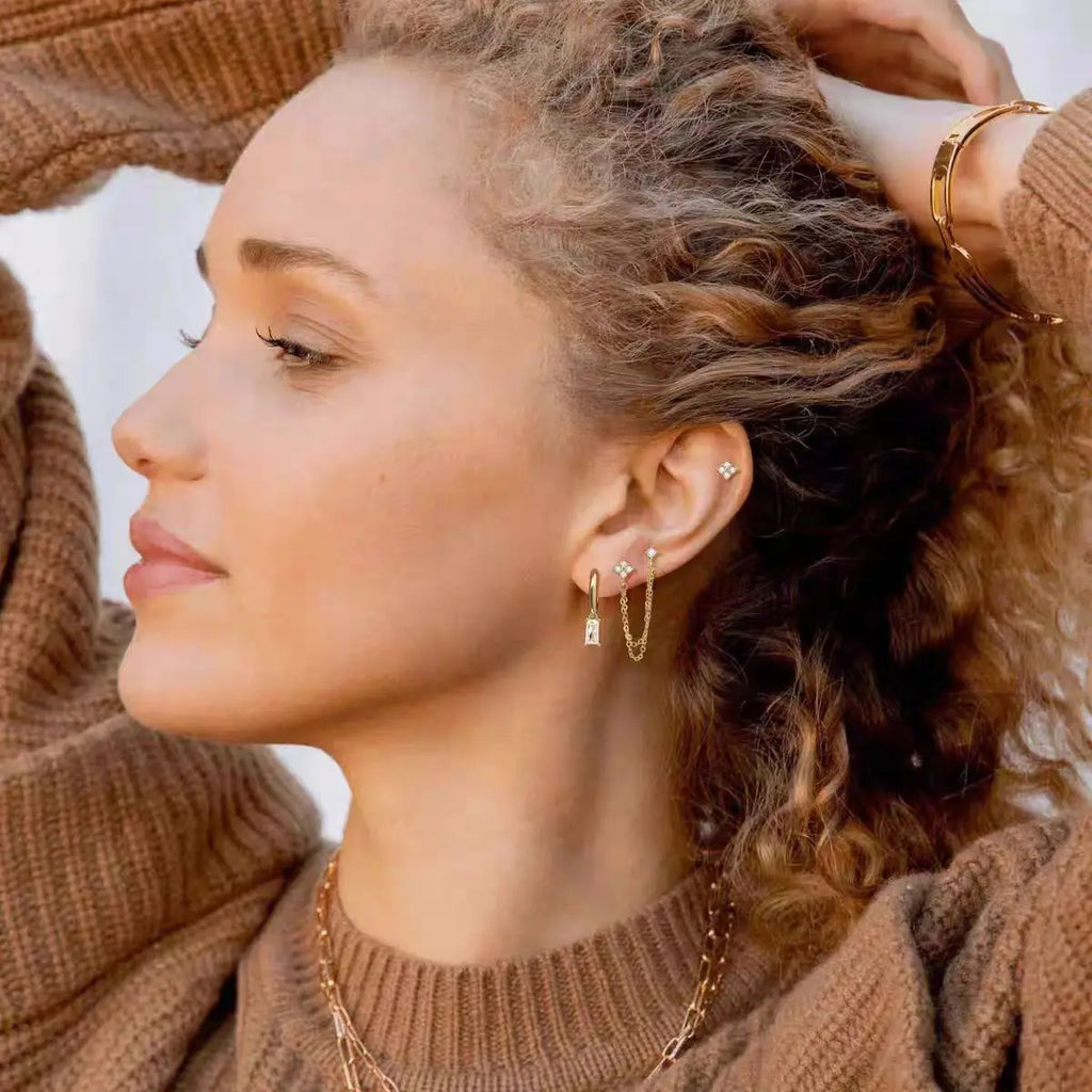 Kristallitähtikorvakorut