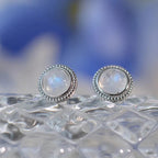 Naisten Kuukivi Nappikorvakorut