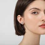 Naisten Kuukivi Nappikorvakorut