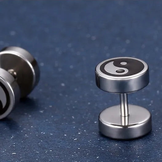 Miesten Yin Yang -korvakorut