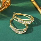 Loriele kultaiset strassikorvakorut 