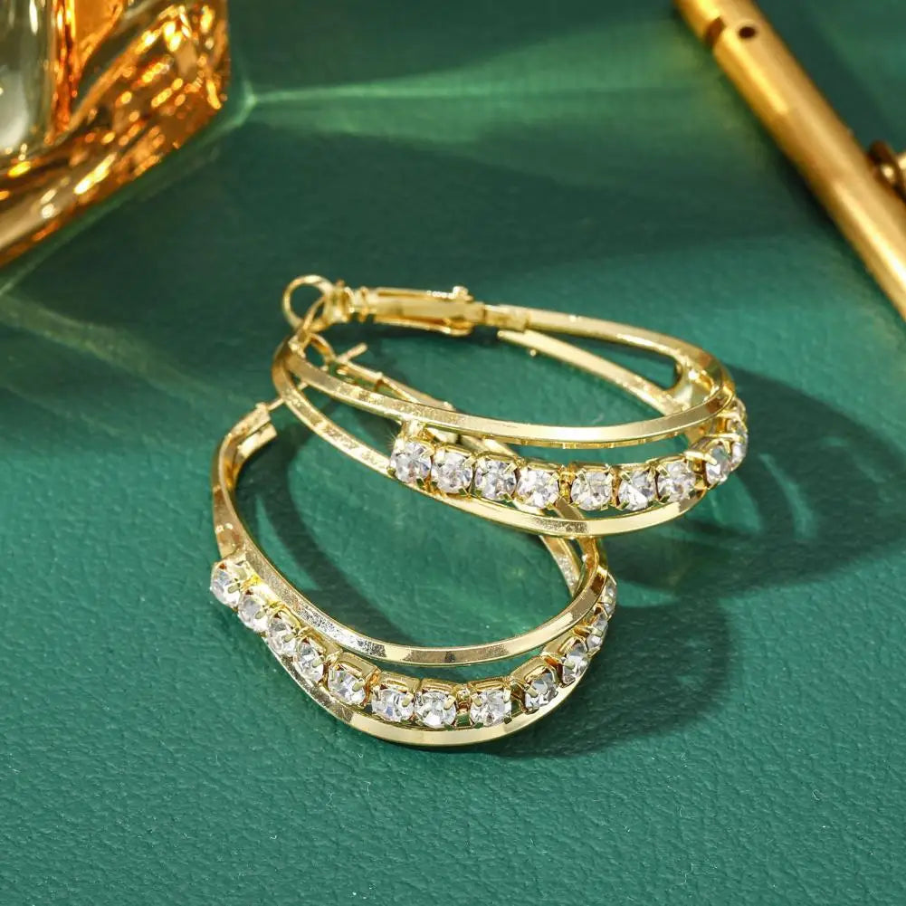 Loriele kultaiset strassikorvakorut 