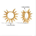 Auringon kreolikoru korvakorut