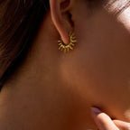 Auringon kreolikoru korvakorut