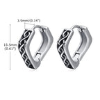 Vikingsin geometriset korvakorut miehille3