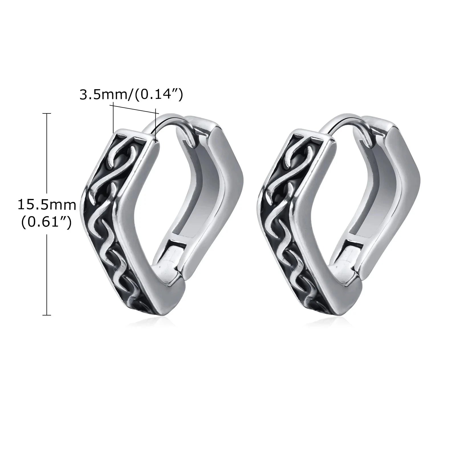 Vikingsin geometriset korvakorut miehille3